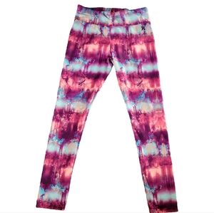 HURLEY Womens Leggings in Purple and Pink Like New Size US XL